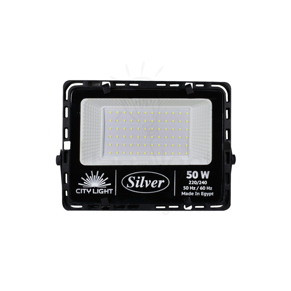 كشاف فلود لايت ليد خارج 50 وات SMD ابيض Outside White 50 Watt Flood light